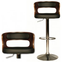 AM Lorna Bar Stool Black